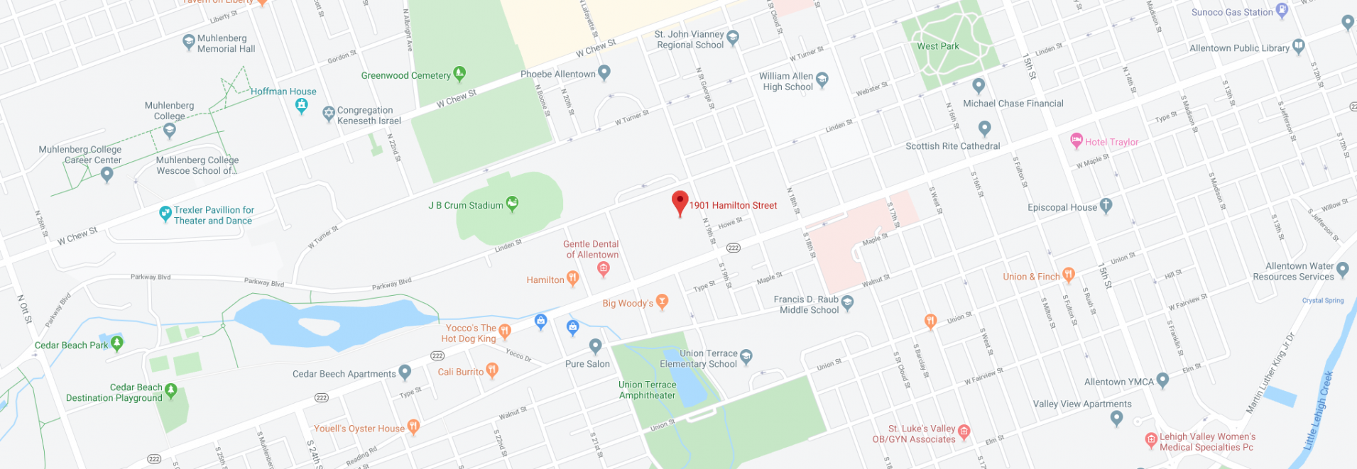 Hamilton Map Mama's Famous Pizza and Grill